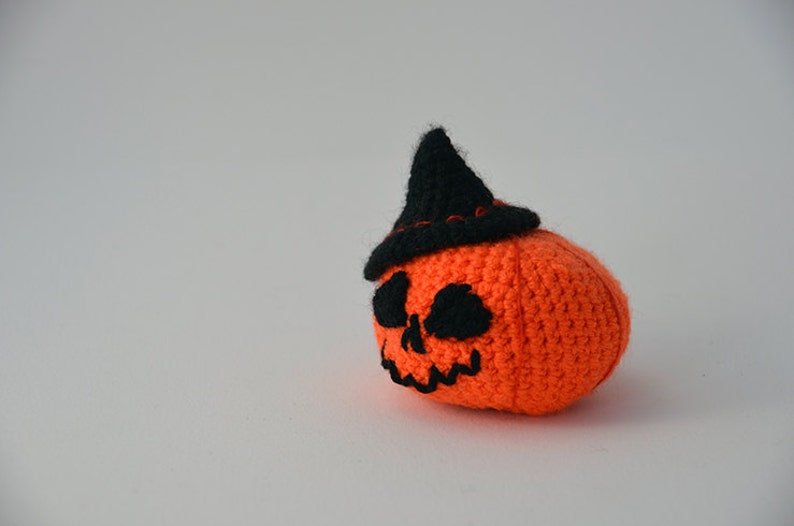 Halloween Pumpkin Crochet Pattern, Halloween Pumpkin Amigurumi, Halloween Crochet Pattern, Halloween Jack O Lantern Crochet Pattern image 4