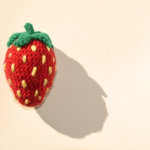 Strawberry Crochet Pattern, Amigurumi Strawberry Crochet Pattern, Fruit Crochet Pattern, Food Amigurumi Pattern, Toy Food Crochet Pattern