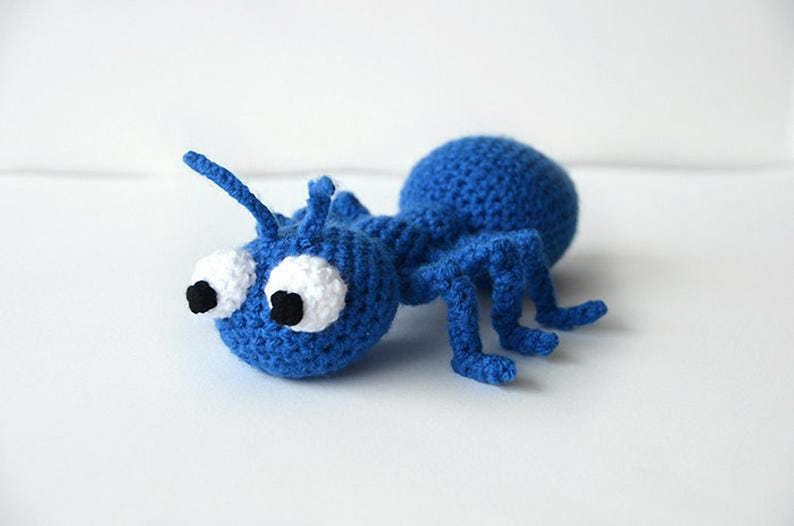 Padrão de crochê de formiga amigurumi, brinquedo de inseto (download digital) imagem 3