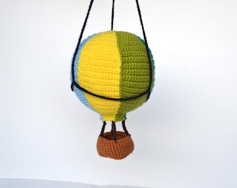 Hot Air Balloon Amigurumi Crochet Pattern (Digital Download)