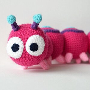 Caterpillar Crochet Pattern, Amigurumi Insect (PDF Pattern)