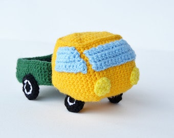 Pickup Truck Crochet Pattern, Pickup Crochet Pattern, Pickup Car Crochet Pattern, Truck Crochet Pattern, Pickup Truck Amigurumi Pattern