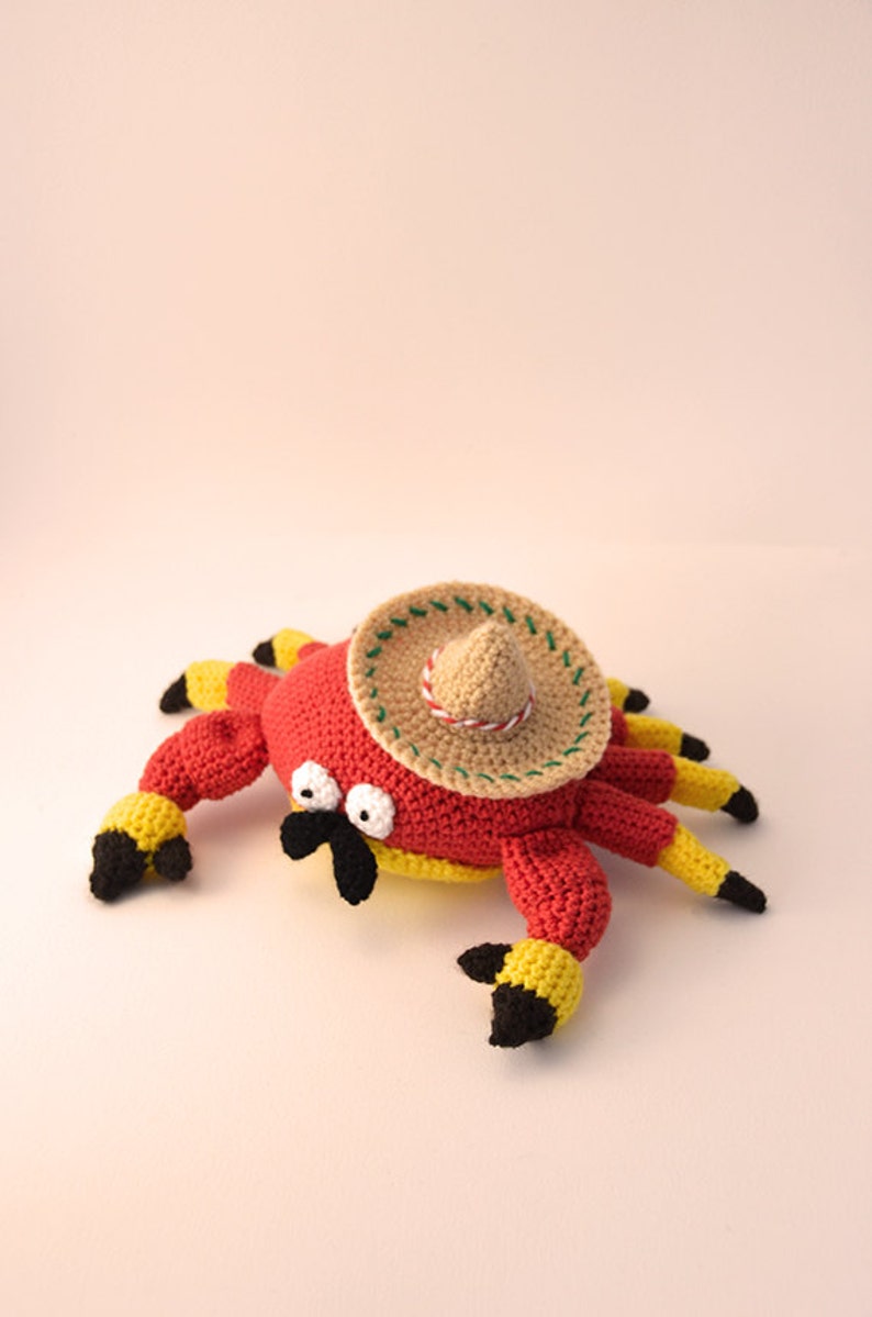 Mexican Crab Crochet Pattern, Crab Amigurumi Pattern, Crochet Crab Pattern, Amigurumi Crab Crochet Pattern, Mexican Crochet Pattern image 5