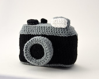 Photo Camera Crochet Pattern, Camera Amigurumi Pattern, Crochet Camera Pattern, Amigurumi Camera Pattern, Vintage Camera Crochet Pattern