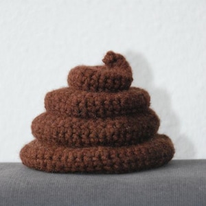 Poo Crochet Pattern, Poop Crochet Pattern, Piece of Crap Crochet Pattern, Poo Amigurumi Pattern, Amigurumi Poop Pattern, Amigurumi Crap