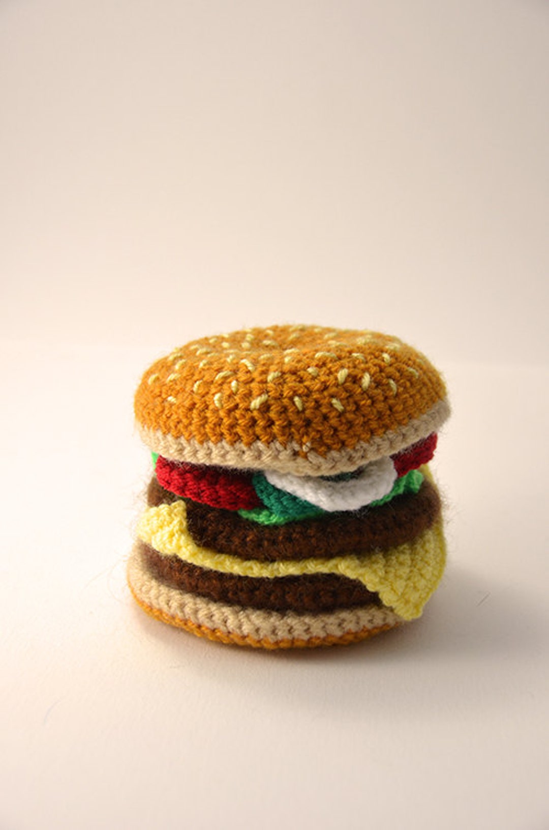 ハンバーガーかぎ針編みパターン、ハンバーガーかぎ針編み