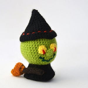 Witch Crochet Pattern, Amigurumi Witch Pattern, Witch Amigurumi Crochet Pattern, Halloween Crochet Pattern, Halloween Amigurumi Pattern image 1