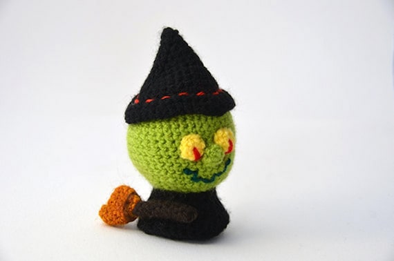 Witch Crochet Pattern, Amigurumi Witch Pattern, Witch Amigurumi Crochet Pattern, Halloween Crochet Pattern, Halloween Amigurumi Pattern