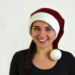 Christmas Hat Crochet Pattern, Santa Hat Crochet Pattern, Christmas Hat Crochet Pattern, Winter Crochet Pattern, Christmas Crochet Pattern