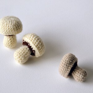 Mushroom Crochet Pattern, Amigurumi Mushroom Pattern, Food Crochet Pattern, Food Amigurumi, Mushroom Amigurumi Crochet Pattern, Toy Food image 4