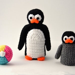 Penguins Crochet Pattern Set, Penguin Crochet Pattern, Penguin Amigurumi Pattern, Amigurumi Penguin Pattern, Animal Amigurumi Pattern, Zoo image 2