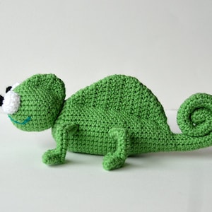 Chameleon Crochet Pattern, Amigurumi Chameleon Pattern, Chameleon Amigurumi Pattern, Amigurumi Crochet Pattern, Animal Crochet Pattern, Zoo image 1