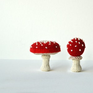 Fly Agaric Crochet Pattern Fly Agarics Pattern Amanita muscaria Mushroom Pattern Forest Crochet Autumn Harvest CROCHET PATTERN 171 image 3