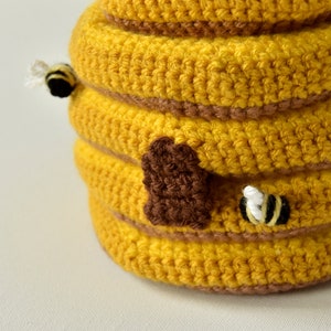 Beehive Crochet Pattern, Beehive Amigurumi, Bee Crochet Pattern, Bee Amigurumi Pattern, Bees Crochet Pattern, Nature Amigurumi, Bee Hive image 3