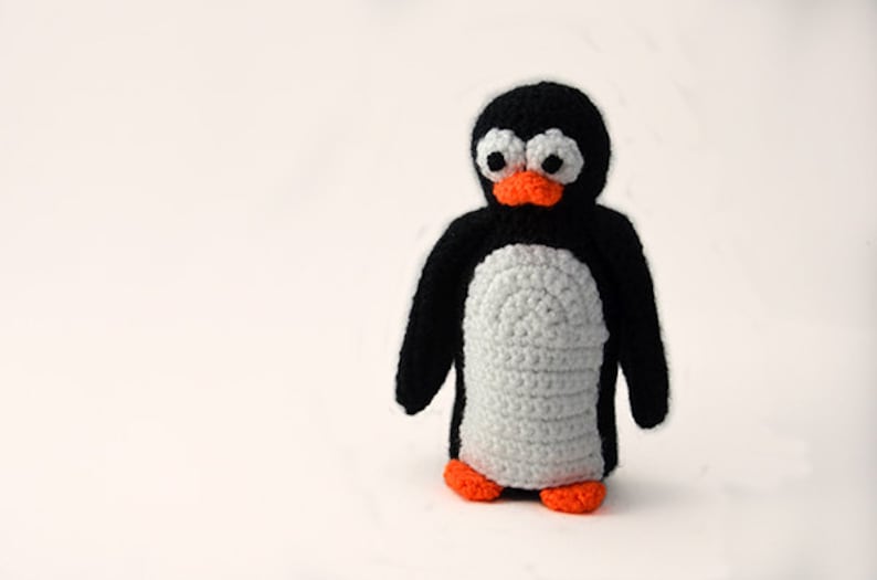 Cute Large Penguin Crochet Pattern Penguin Amigurumi Pattern Etsy