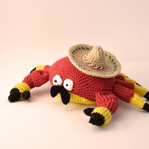 Mexican Crab Crochet Pattern, Crab Amigurumi Pattern, Crochet Crab Pattern, Amigurumi Crab Crochet Pattern, Mexican Crochet Pattern image 3