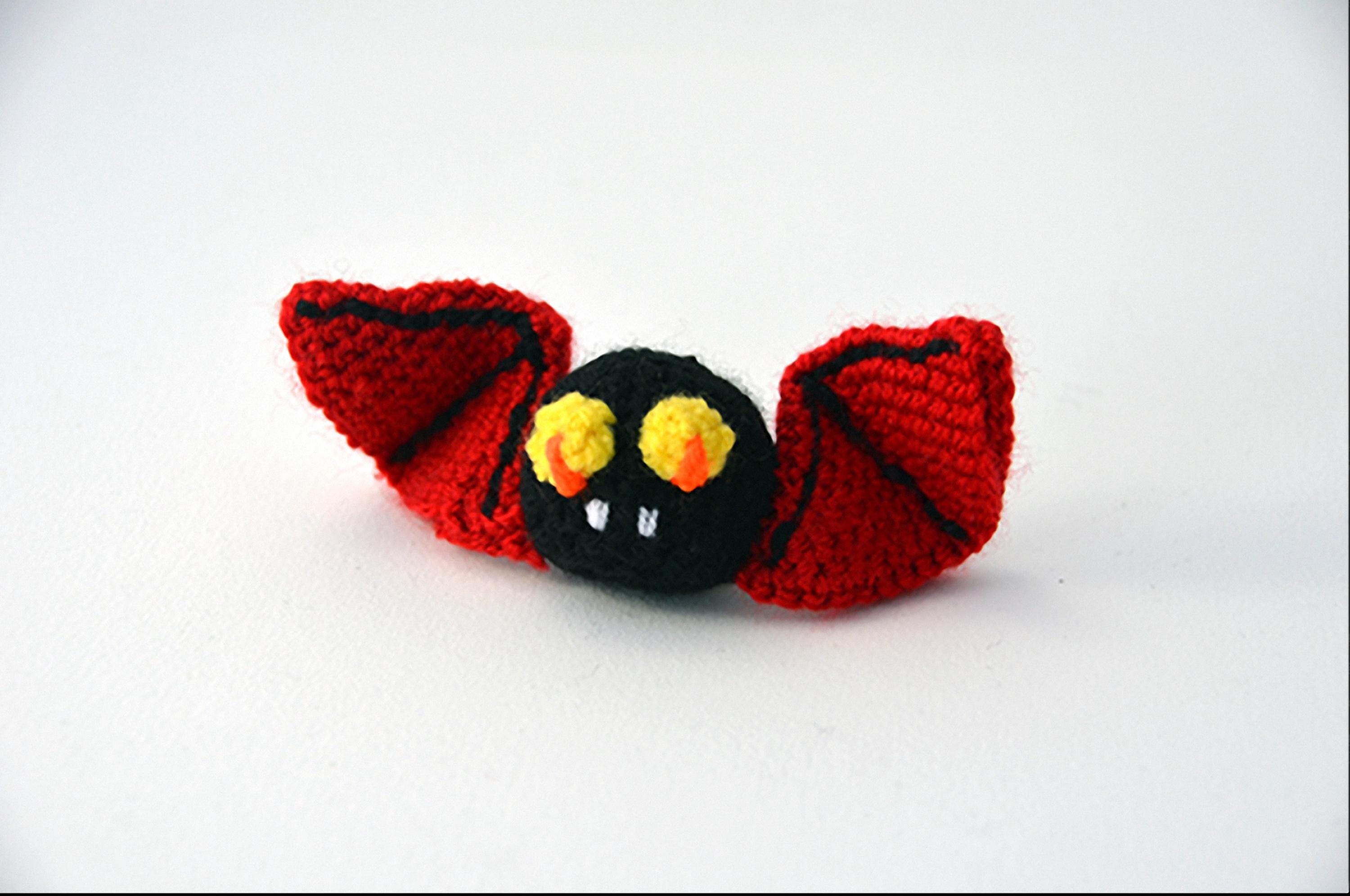 30 Bat Crochet Patterns for Halloween Decor, Gifts, and Spooky-Cute Amigurumi 15 Vampire Bat Crochet Pattern