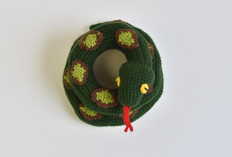 Snake Crochet Pattern, Python Crochet Pattern, Snake Amigurumi, Python ...