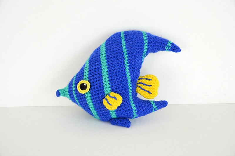 Angelfish Crochet Pattern Angelfish Amigurumi Pattern Etsy