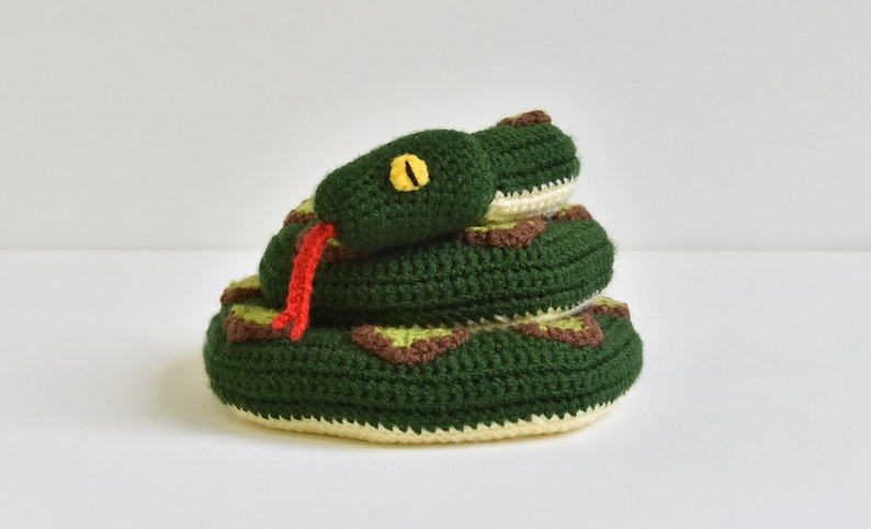 Snake Crochet Pattern, Python Crochet Pattern, Snake Amigurumi, Python ...