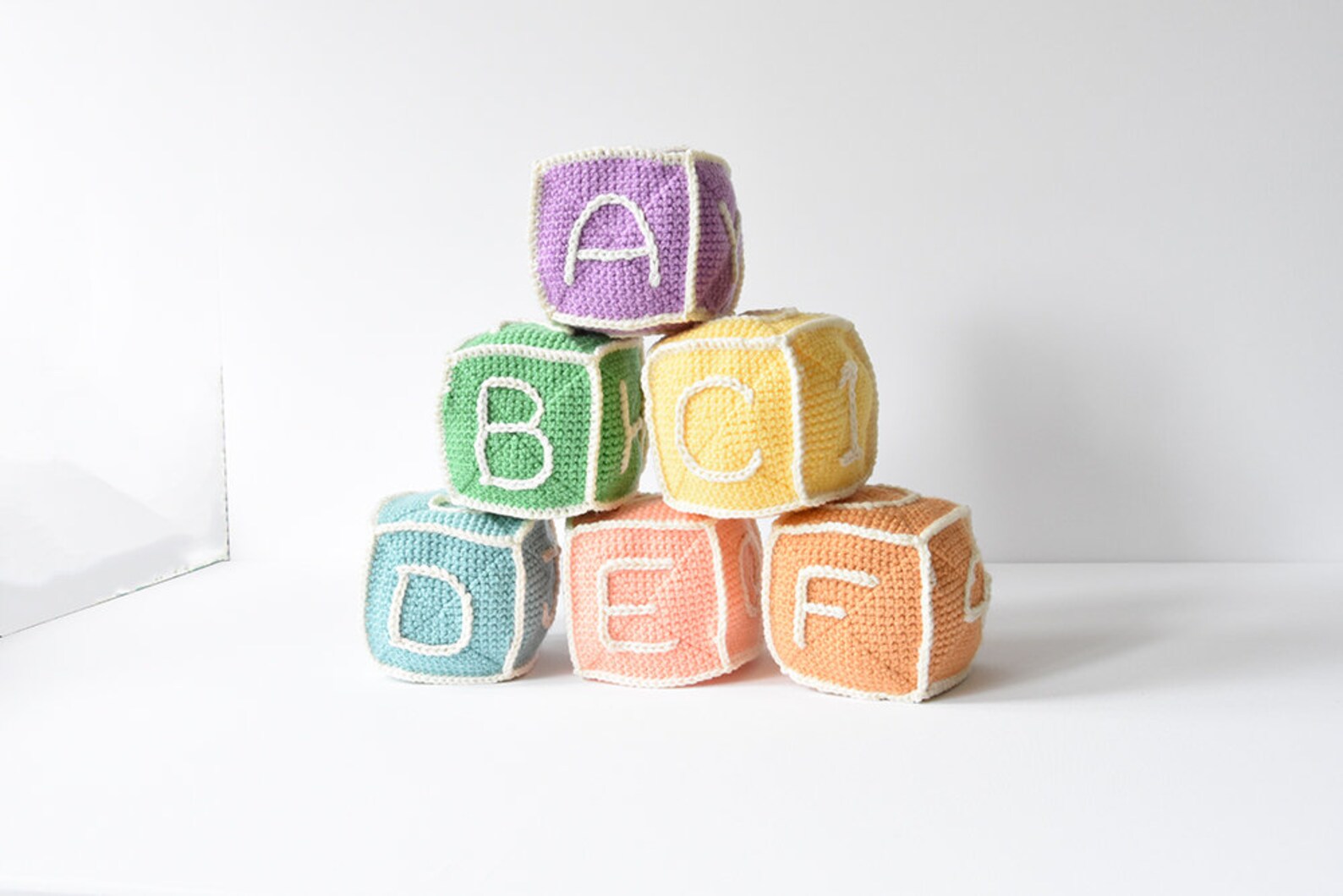 Baby Blocks Crochet Pattern Play Blocks Crochet Pattern - Etsy