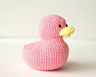 Little Duckling Crochet Pattern, Rubber Duckie Crochet Pattern, Duck Crochet Pattern, Duck Amigurumi Pattern, Bath Duckling Crochet Pattern