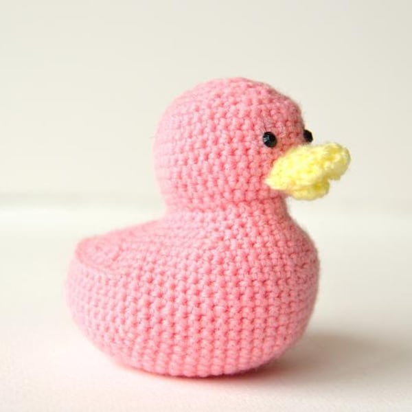 Little Duckling Crochet Pattern, Rubber Duckie Crochet Pattern, Duck Crochet Pattern, Duck Amigurumi Pattern, Bath Duckling Crochet Pattern