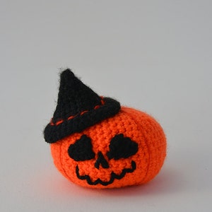 Halloween Pumpkin Crochet Pattern, Halloween Pumpkin Amigurumi, Halloween Crochet Pattern, Halloween Jack O Lantern Crochet Pattern image 1