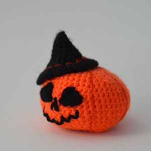 Halloween Pumpkin Crochet Pattern, Halloween Pumpkin Amigurumi, Halloween Crochet Pattern, Halloween Jack O Lantern Crochet Pattern image 3
