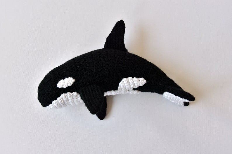 Killer Whale Crochet Pattern, Orca Crochet Pattern, Orca Whale Crochet Pattern, Killer Whale Amigurumi Pattern, Orca Amigurumi , Dolphin image 4