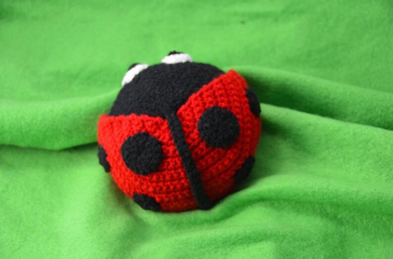 Marienkäfer Häkelanleitung, Amigurumi Marienkäfer Anleitung, Marienkäfer Amigurumi Anleitung, Insekten Häkelanleitung, Amigurumi Insekt Anleitung Bild 5
