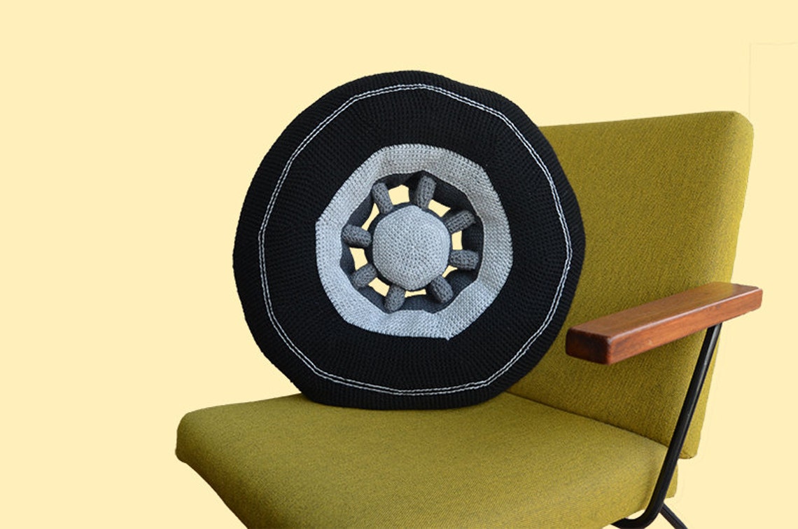 Car Tire Crochet Pattern Car Wheel Crochet Pattern Crochet Etsy