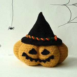 Jack O Lantern Crochet Pattern, Halloween Pumpkin Crochet Pattern, Crochet Jack O Lantern Pattern, Crochet Halloween Pumpkin Pattern