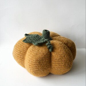 Patrón de calabaza a crochet, Patrón de calabaza a crochet, Patrón de calabaza de Halloween a crochet, Patrón de temporada, Patrón de calabaza de otoño a crochet imagen 2