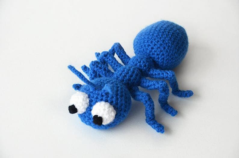 Padrão de crochê de formiga amigurumi, brinquedo de inseto (download digital) imagem 1