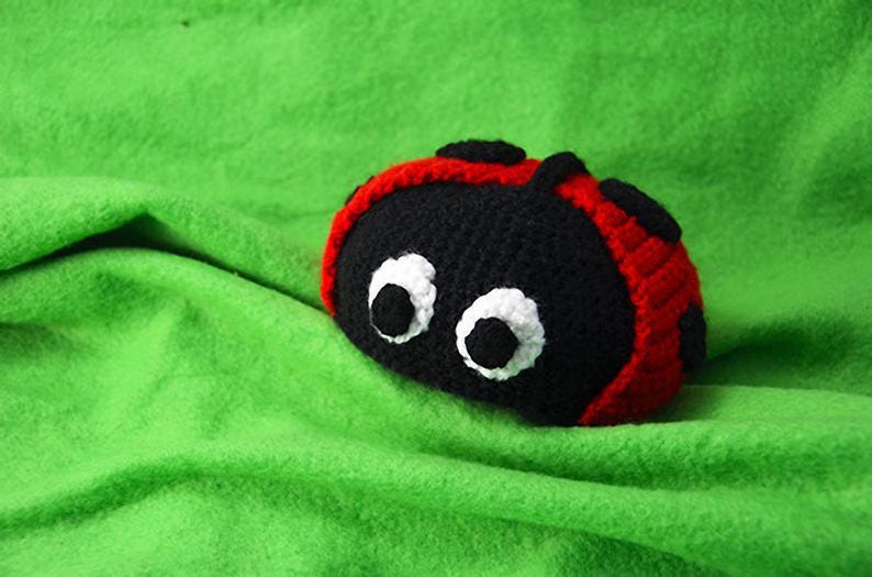 Marienkäfer Häkelanleitung, Amigurumi Marienkäfer Anleitung, Marienkäfer Amigurumi Anleitung, Insekten Häkelanleitung, Amigurumi Insekt Anleitung Bild 3