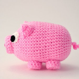 Piglet Crochet Pattern, Pig Amigurumi Pattern, Pig Crochet Pattern, Amigurumi Pig Pattern, Crochet Piggy Pattern, Animal Crochet Pattern