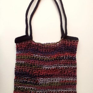 Grocery Bag Crochet Pattern, Tote Bag Crochet Pattern, Stretch Fabric Grocery Bag Crochet Pattern, Shopping Bag Crochet Pattern, Tutorial