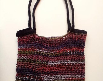 Grocery Bag Crochet Pattern, Tote Bag Crochet Pattern, Stretch Fabric Grocery Bag Crochet Pattern, Shopping Bag Crochet Pattern, Tutorial