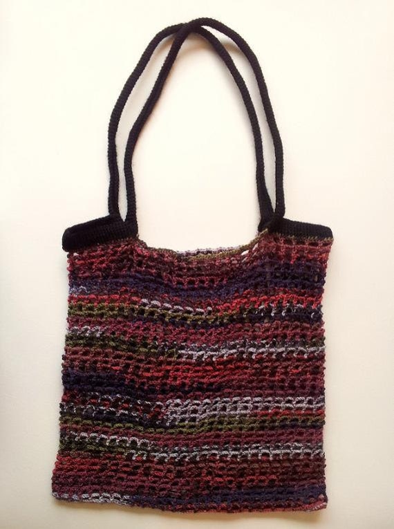 Grocery Bag Crochet Pattern, Tote Bag Crochet Pattern, Stretch Fabric Grocery Bag Crochet Pattern, Shopping Bag Crochet Pattern, Tutorial