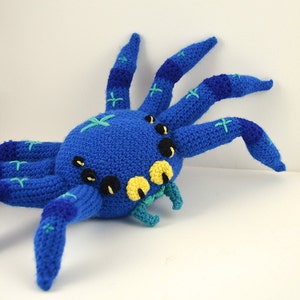 Big Fat Spider Crochet Pattern, Large Spider Crochet Pattern, Spider Amigurumi Pattern, Amigurumi Spider Crochet Pattern, Creepy Crochet