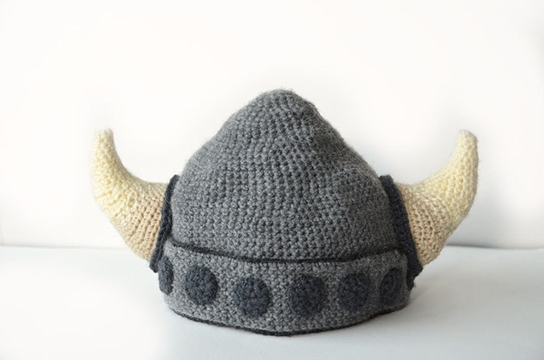 Viking Helmet Crochet Pattern Viking Hat Crochet Pattern Etsy