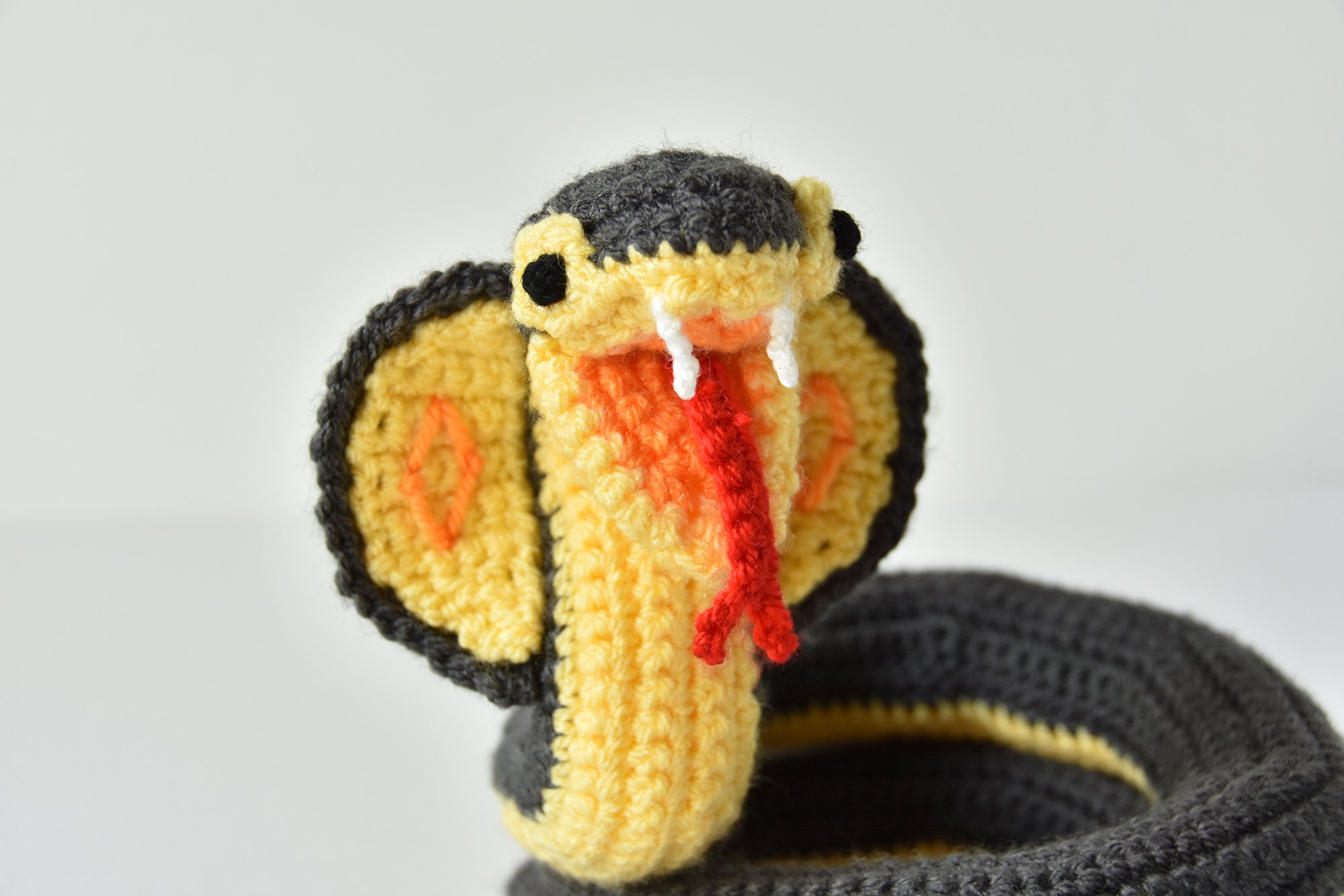 Cobra Crochet Pattern Snake Crochet Pattern Crochet Snake Etsy