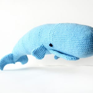 Patrón de ganchillo para amigurumi de ballena (descarga digital)