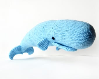 Whale Amigurumi Crochet Pattern (Digital Download)