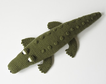 Crocodile Crochet Pattern, Crocodile Amigurumi Pattern, Crochet Crocodile Pattern, Animal Amigurumi Pattern, Zoo Animal Crochet Pattern