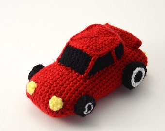 Race Car Crochet Pattern, Race Car Amigurumi Pattern, Car Crochet Pattern, Car Amigurumi Pattern, Sports Car Crochet Pattern, Fast Car