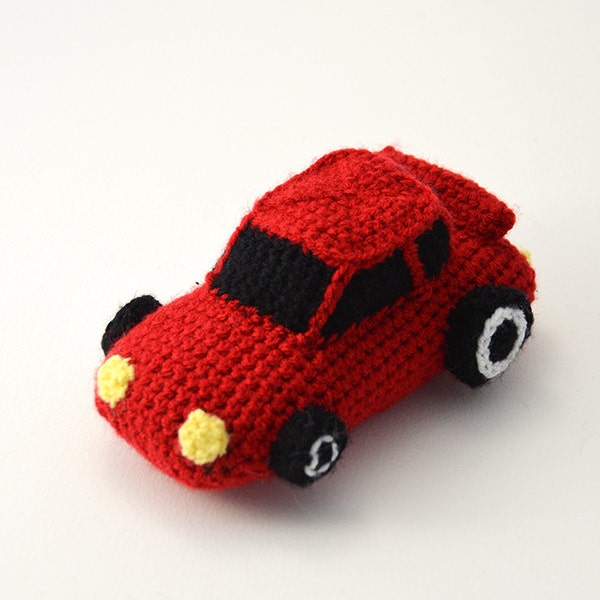 Race Car Crochet Pattern, Race Car Amigurumi Pattern, Car Crochet Pattern, Car Amigurumi Pattern, Sports Car Crochet Pattern, Fast Car