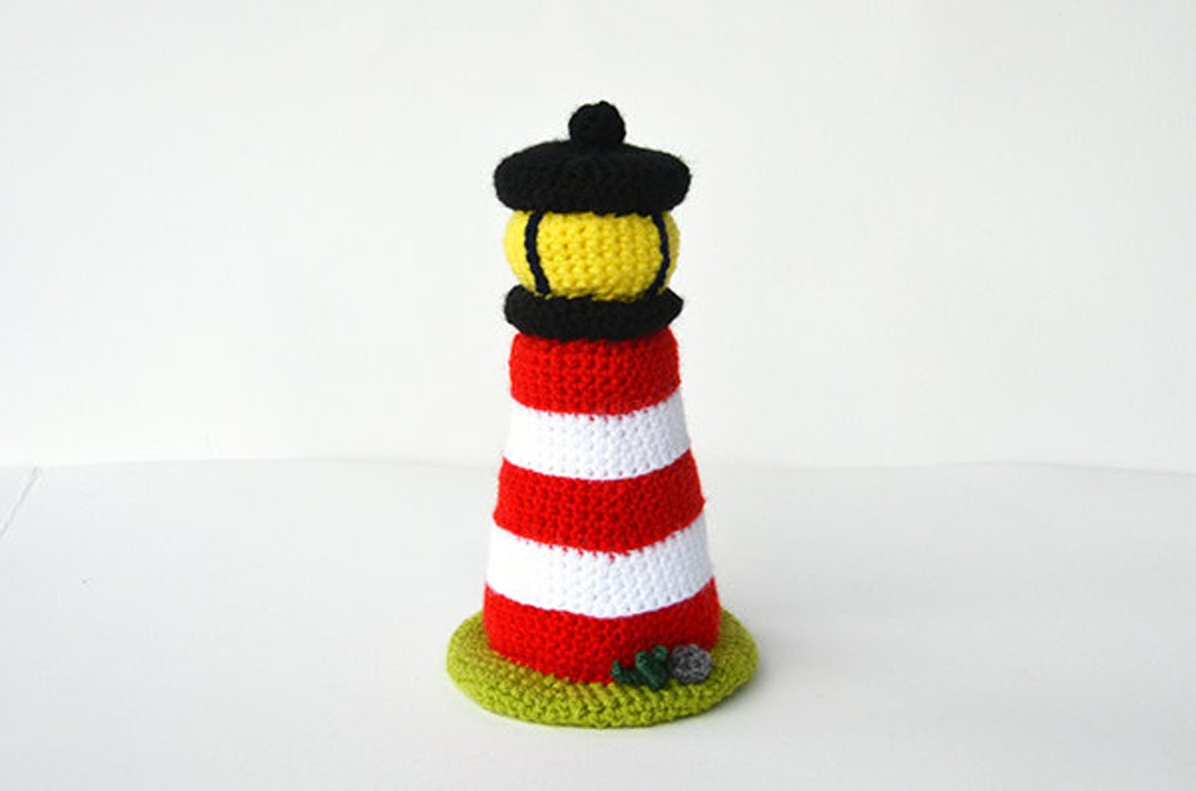 Lighthouse Crochet Pattern, Lighthouse Amigurumi Pattern, Crochet