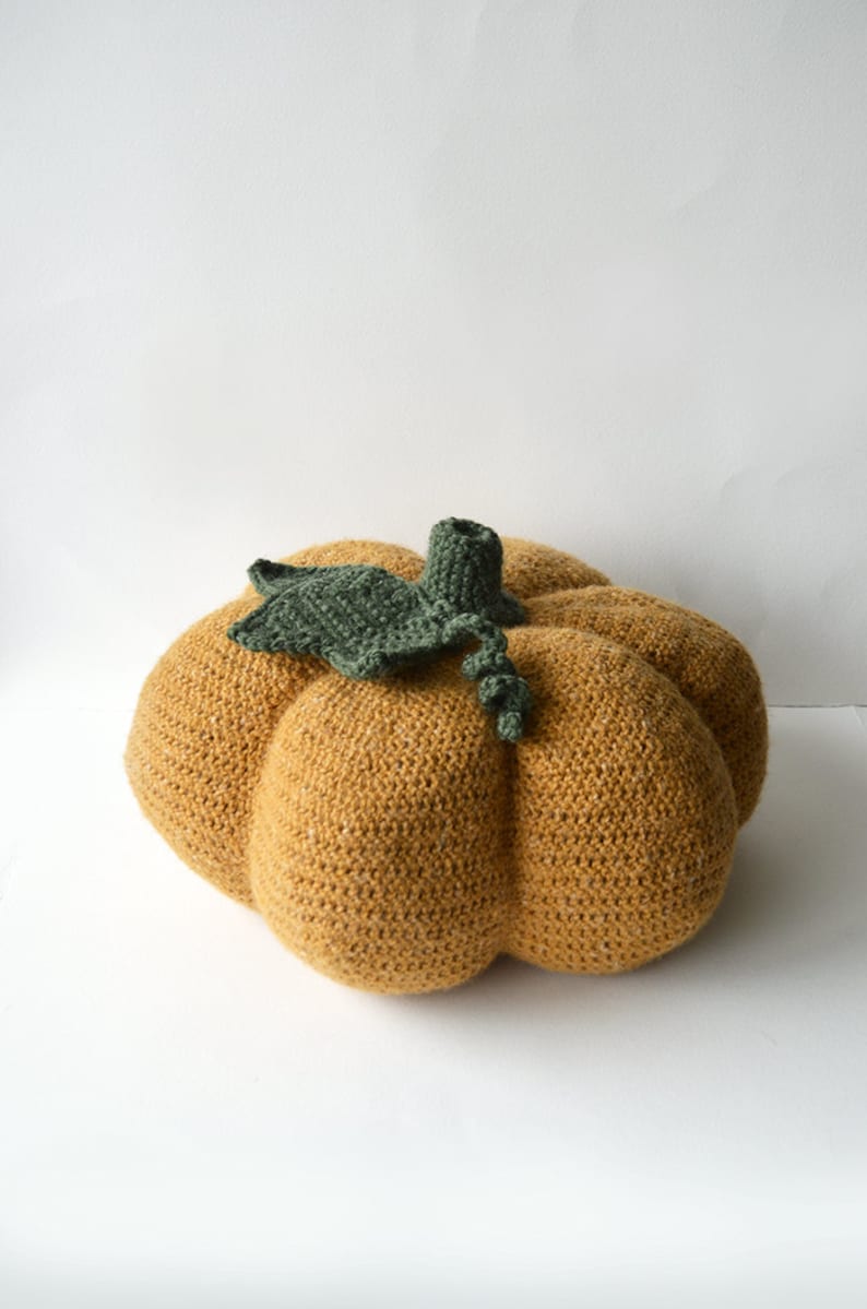 XL Pumpkin Crochet Pattern, Crochet Pumpkin Pattern, Halloween Pumpkin Crochet Pattern, Seasonal Pattern, Autumn Pumpkin Crochet Pattern image 2